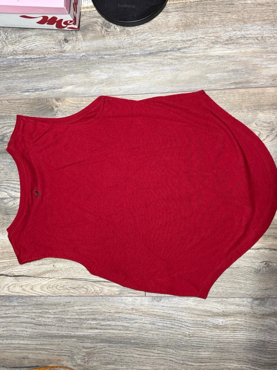 Röd ärmlös topp från SOC XS - 2