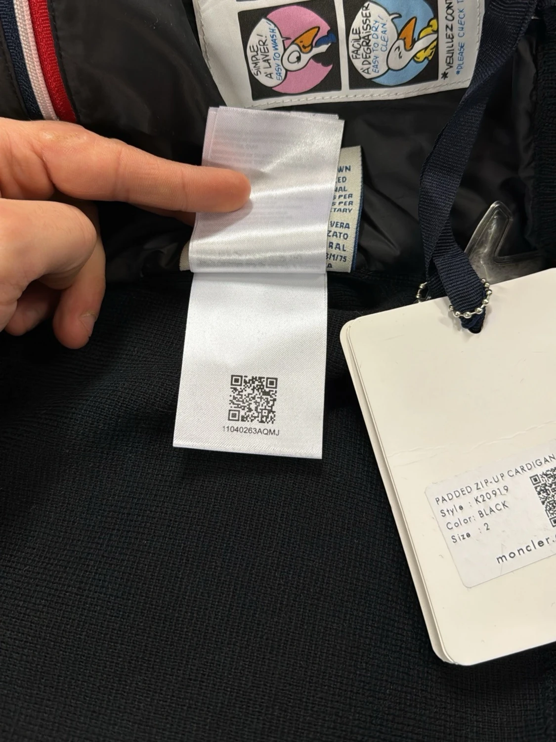 Padded zip up moncler - 6