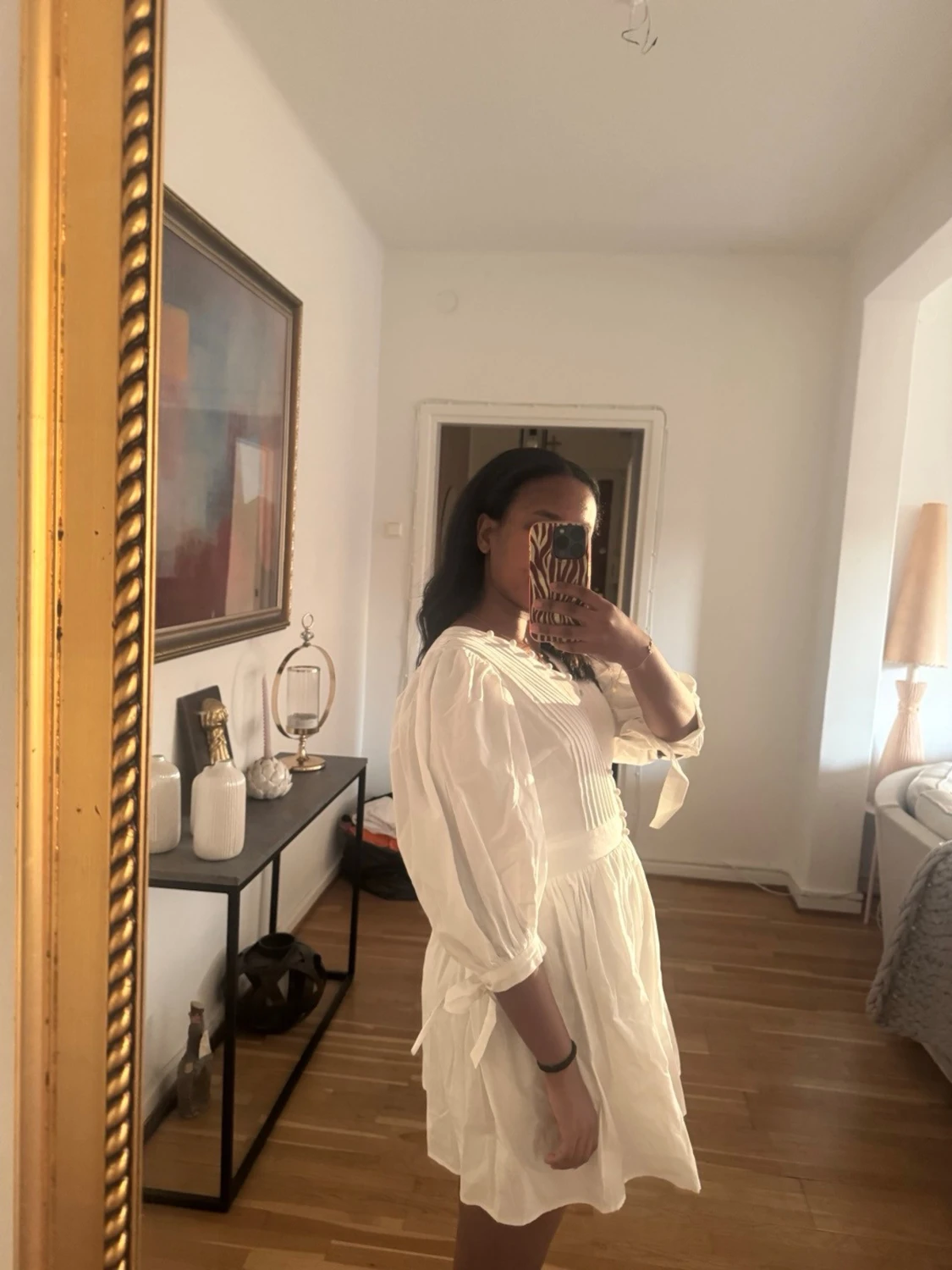 Vit puffärm klänning från Showpo - 3