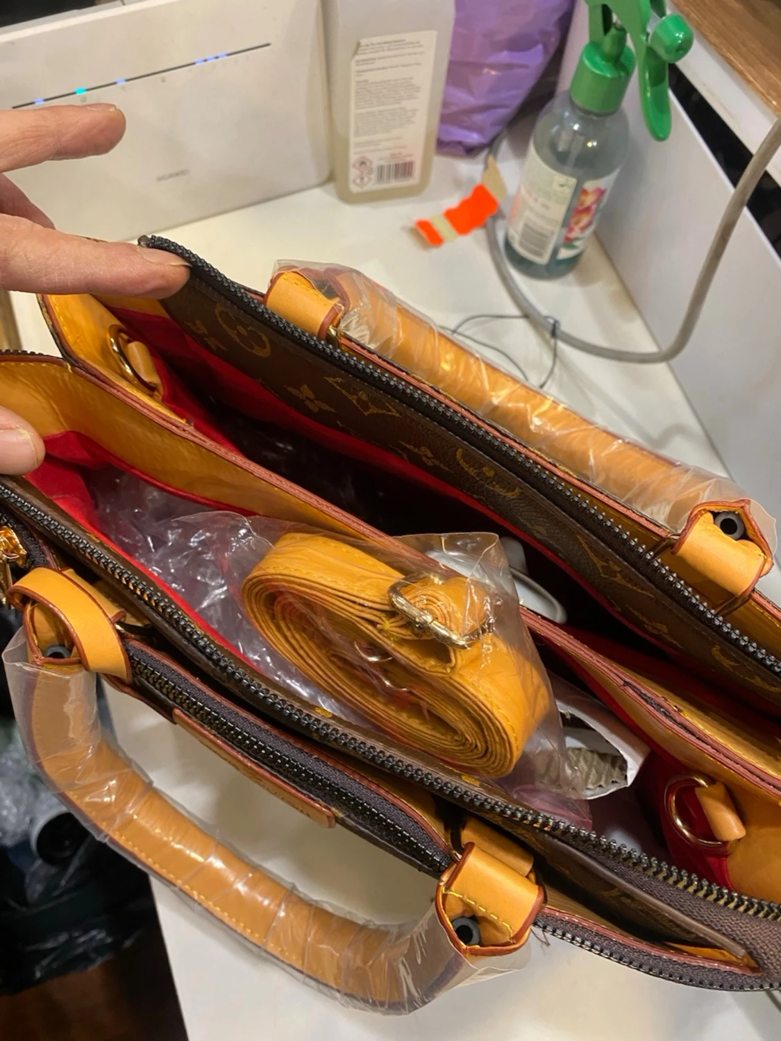  handväska brun  - 3