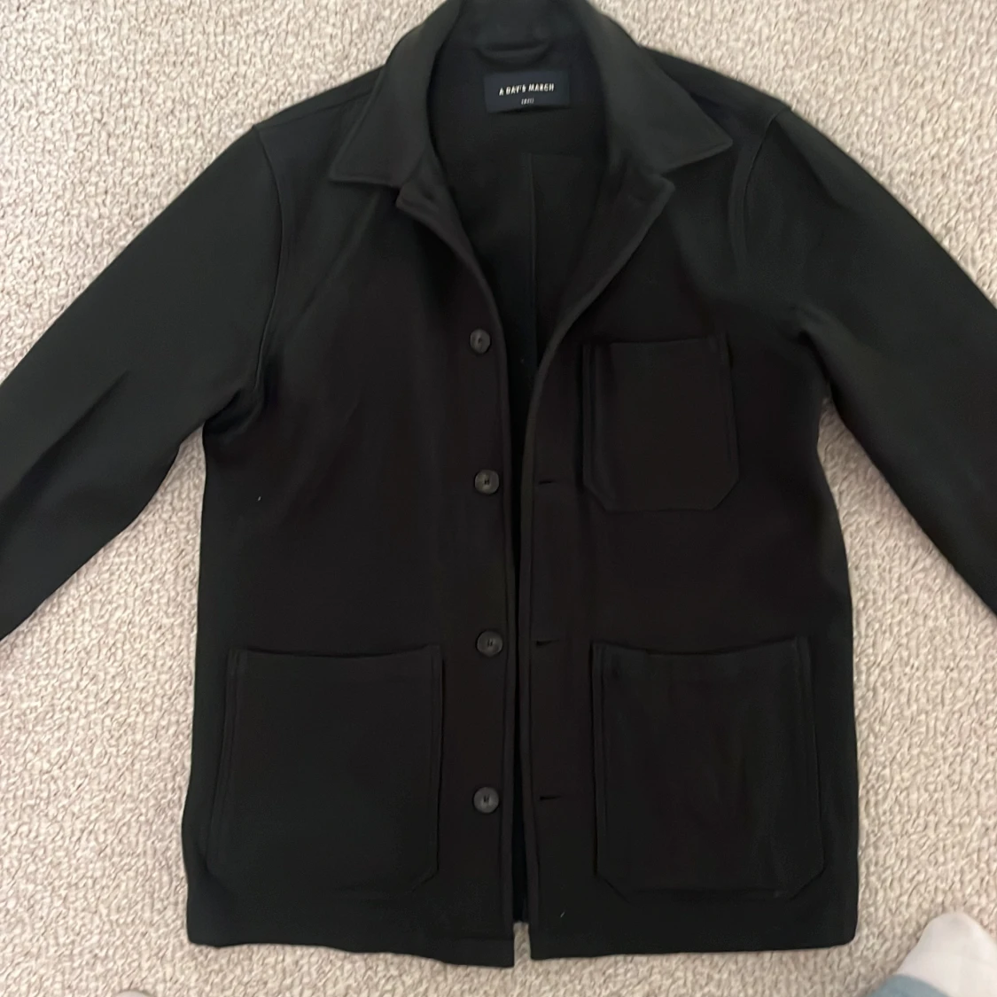 Svart/mörkgrön overshirt från A Day's March - 3