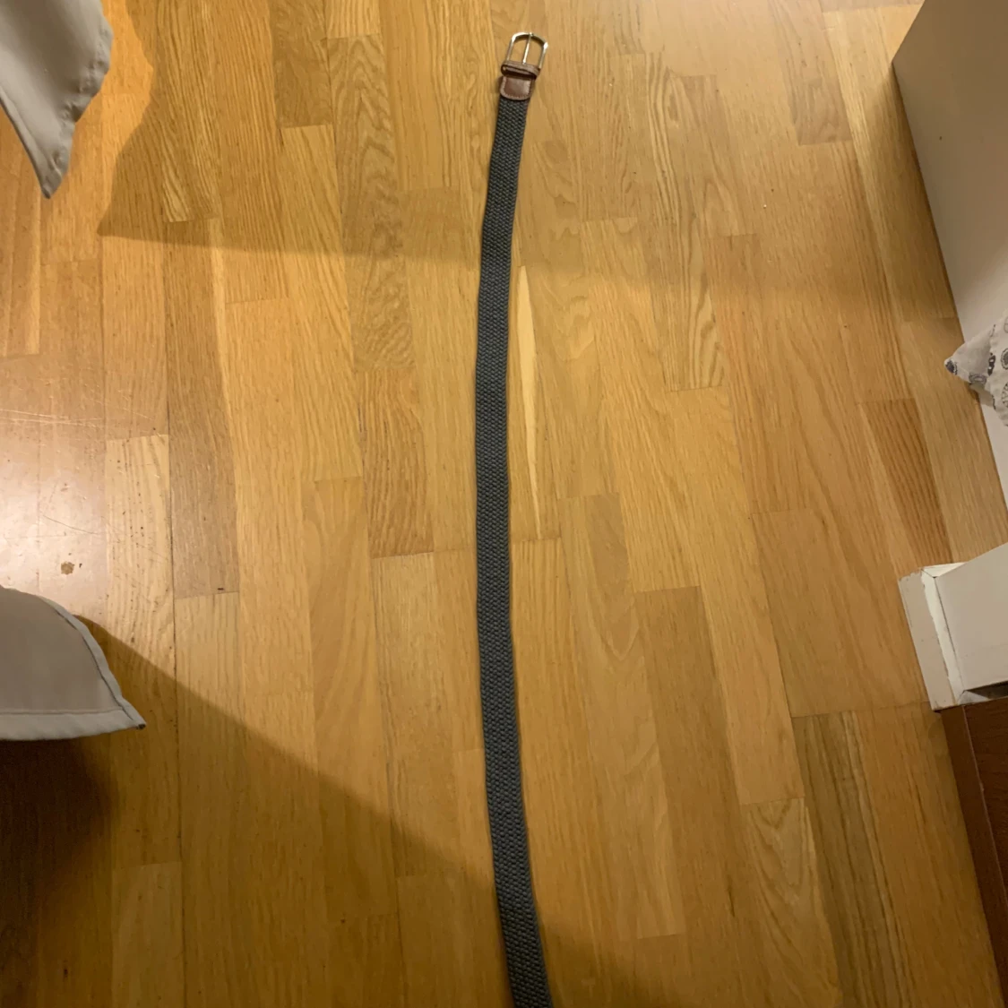 Grått flätat bälte - 1