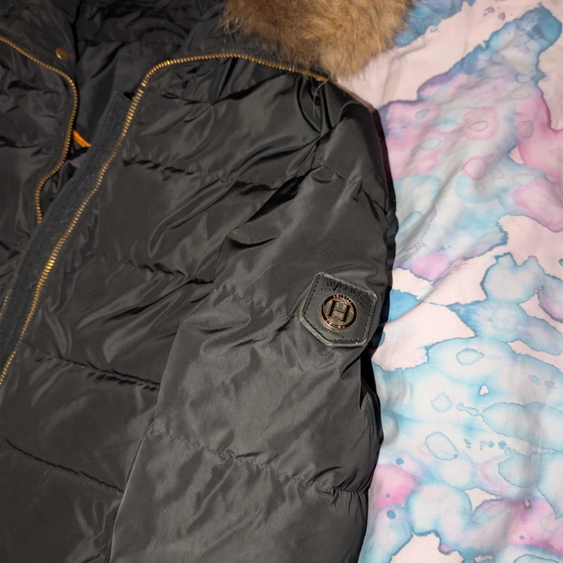 Svart lång jacka från Hollies - 1