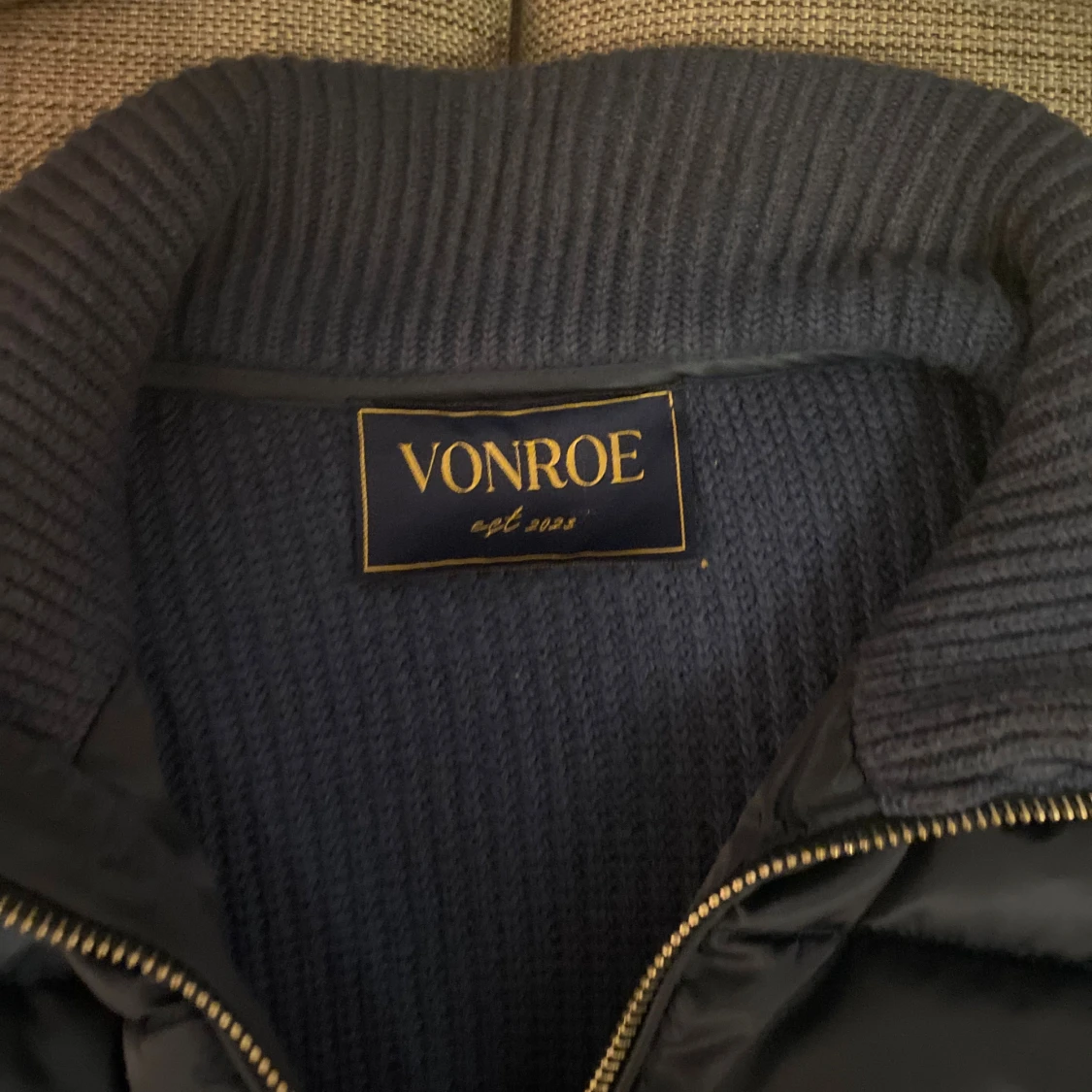 Mörkblå cardigan Vonroe - 2