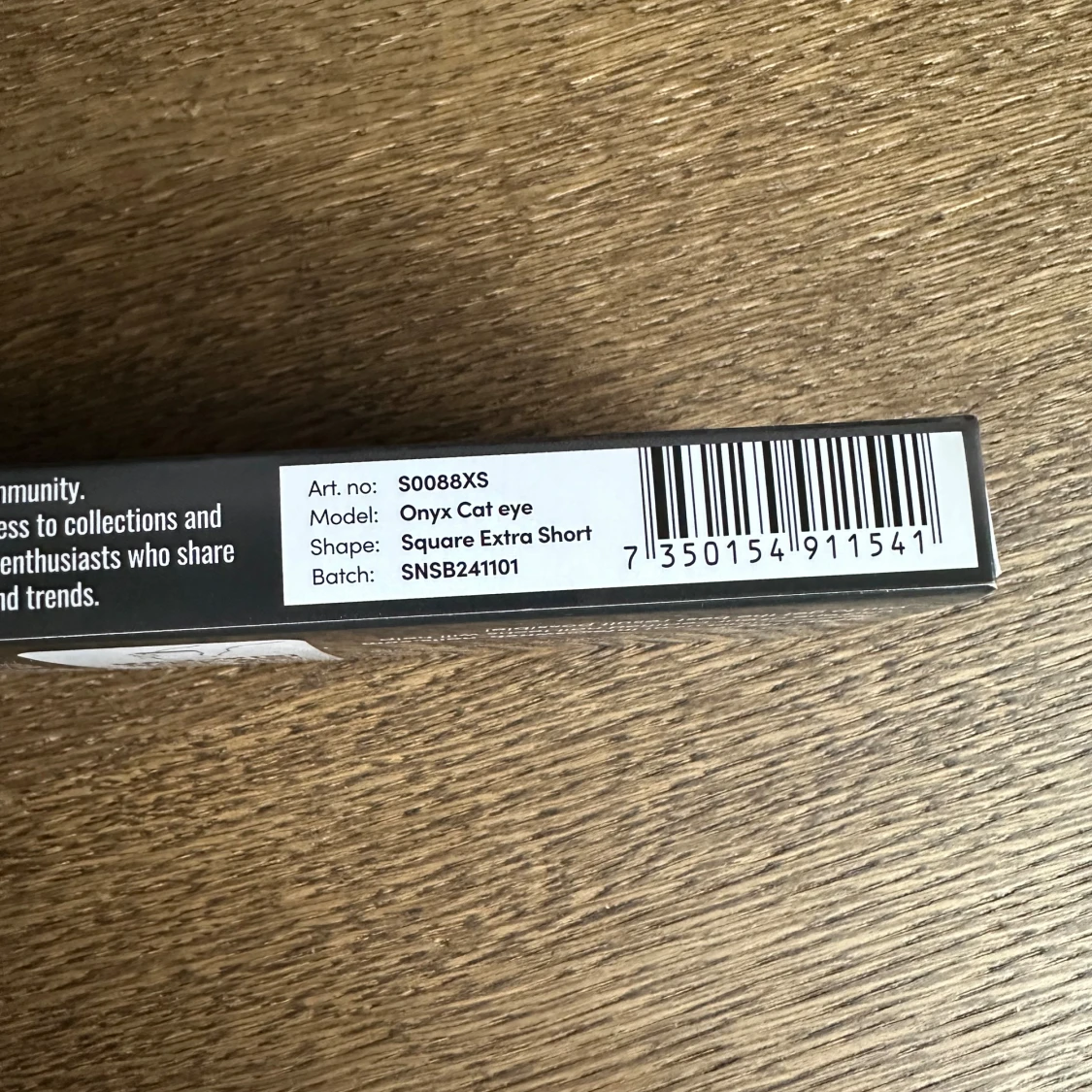 Switch Nails Onyx Cat Eye Square Extra Short - 2