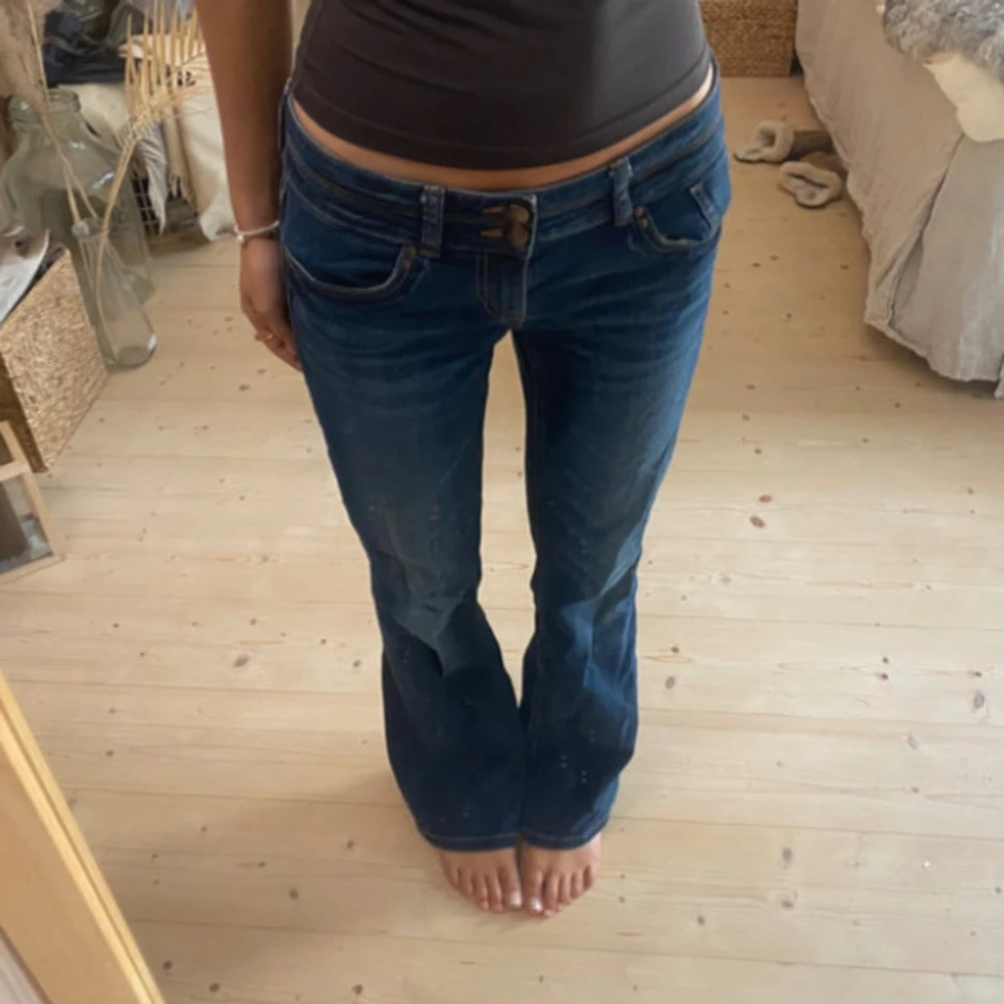 Lågmidjade Bootcut jeans - 1