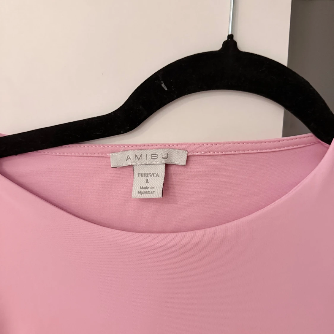 Rosa kortärmad body - 1