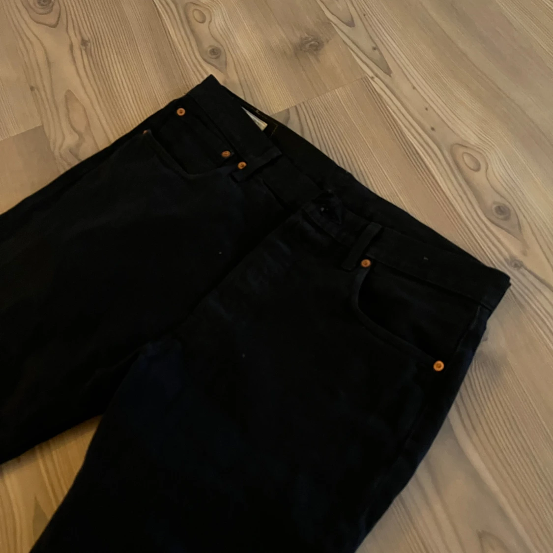 Svarta Levi's 501 jeans, straight fit - 1