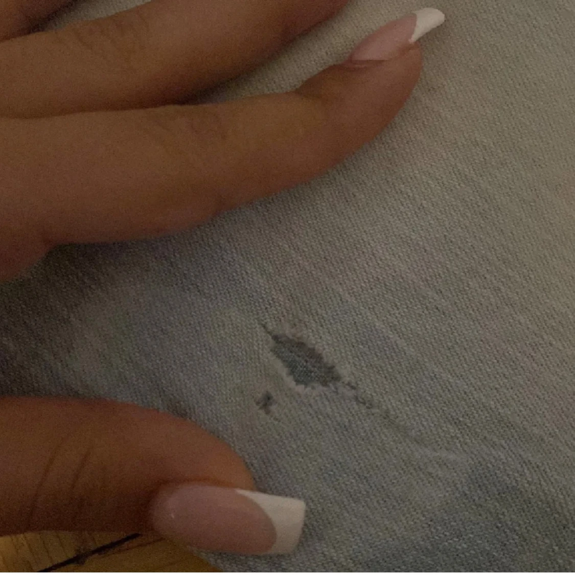 Ljusblå bootcut jeans - 2