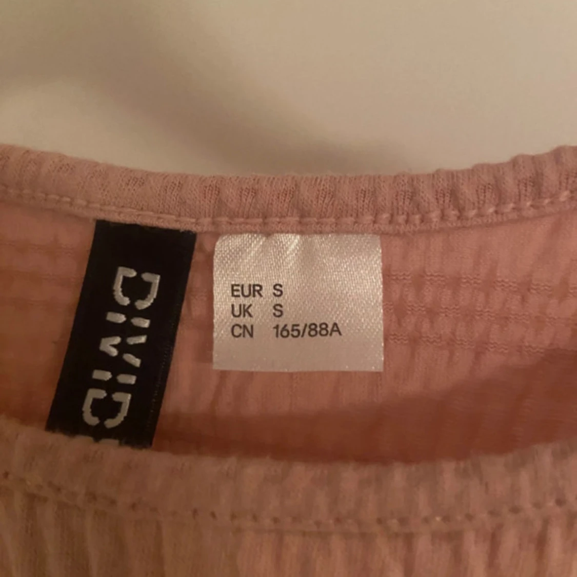 Rosa croppad topp från hm - 1