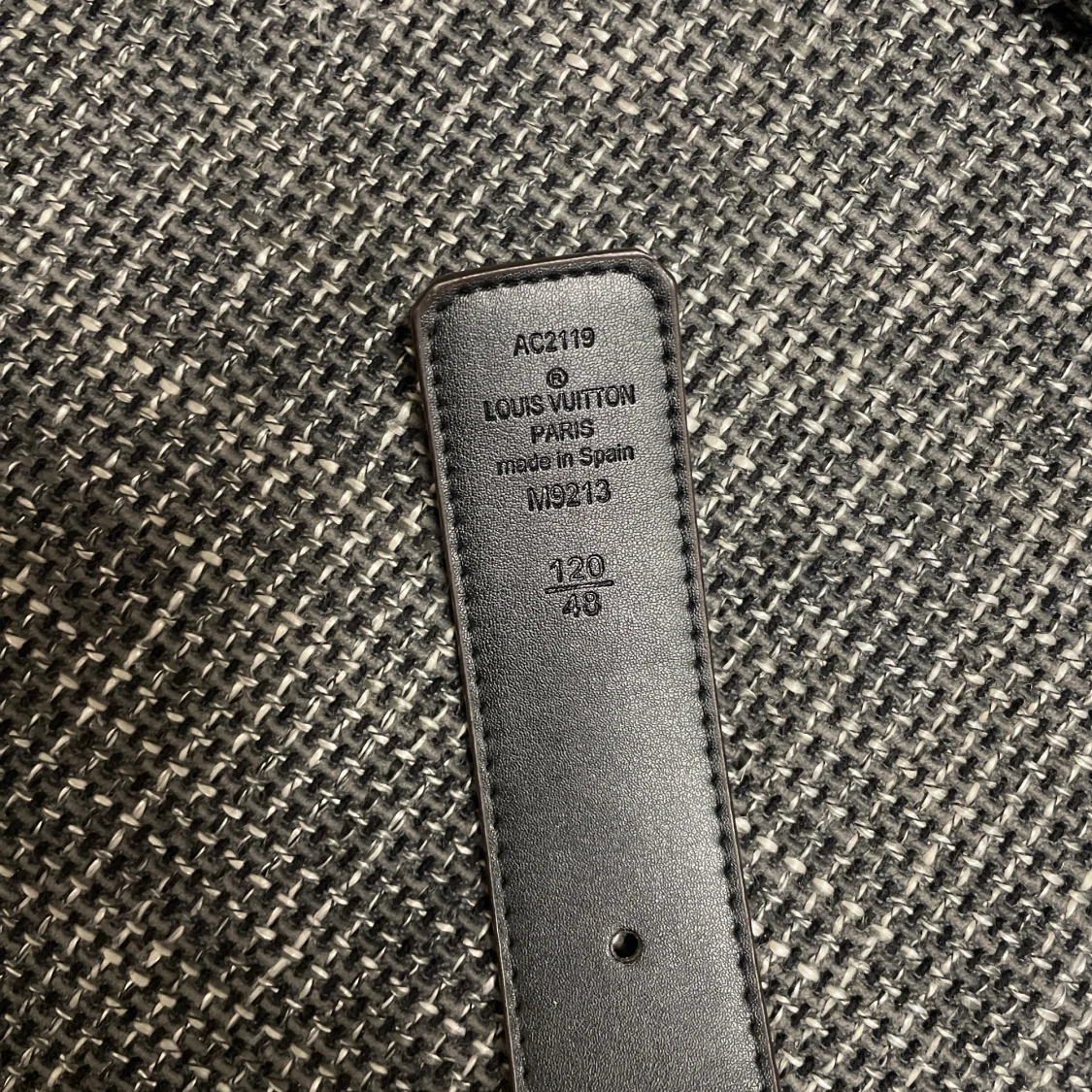 Louis Vuitton monogram bälte brun - 1