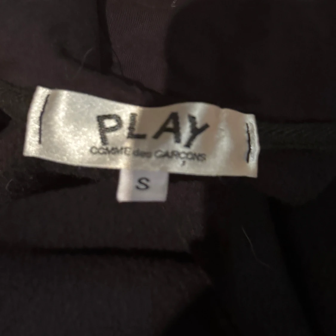 Svart hoodie Comme des Garçons Play - 3