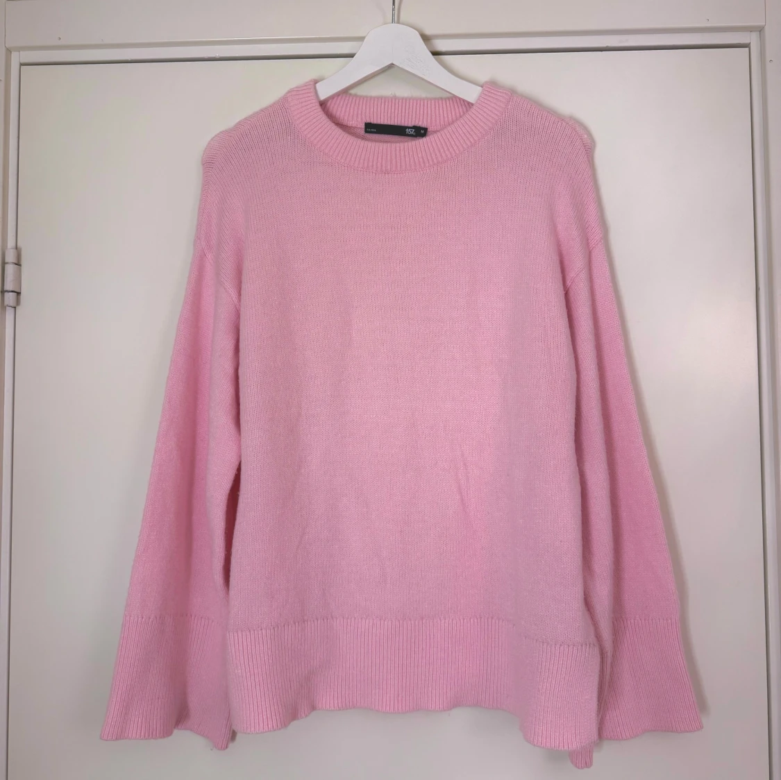 Rosa stickad tröja 