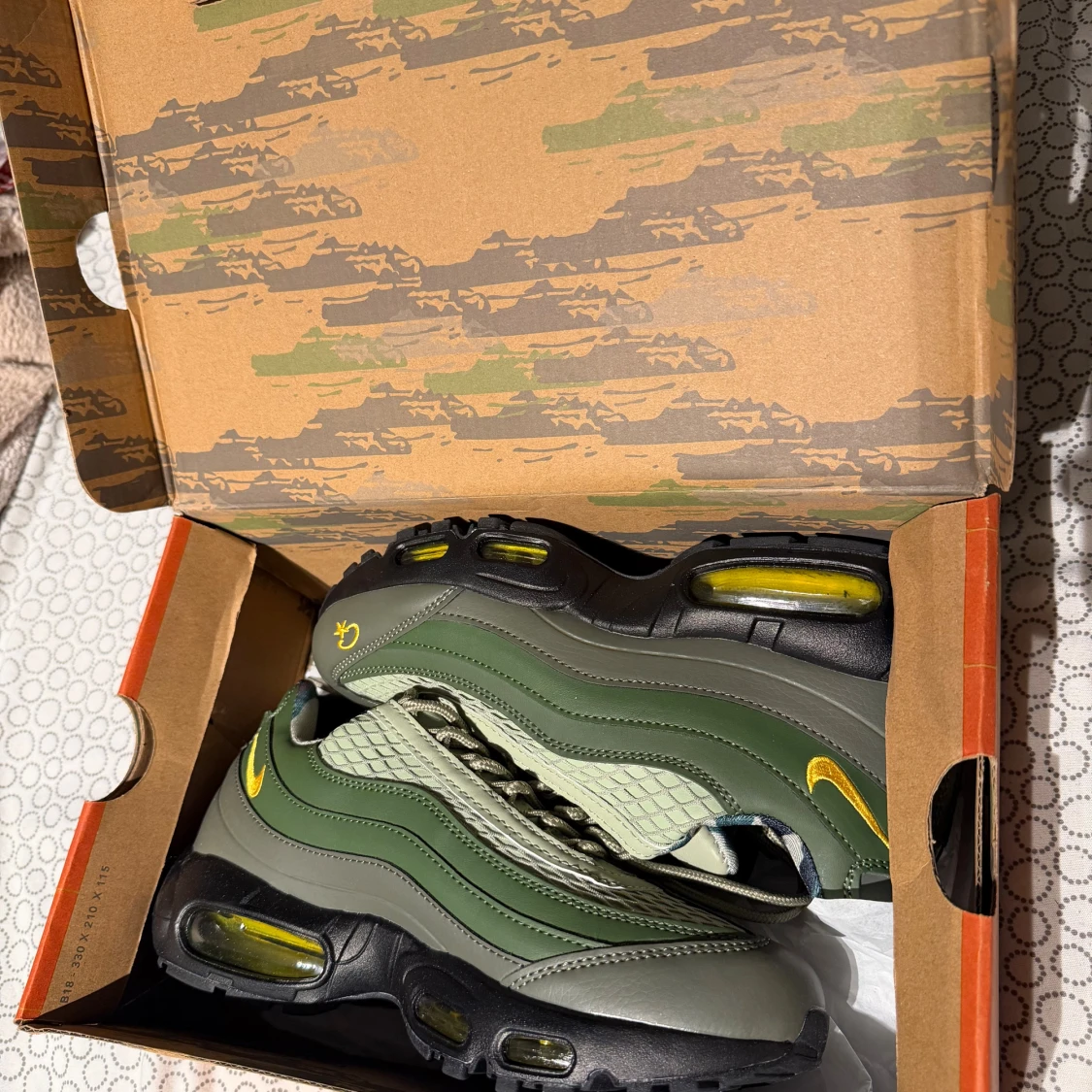 Nike Air Max 95 gröna sneakers corteiz  - 2