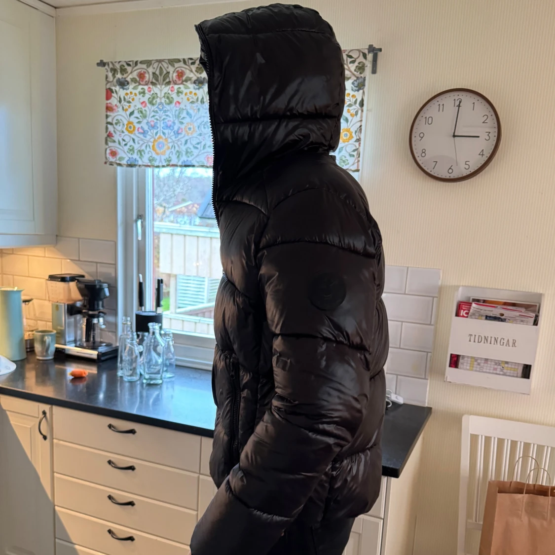 Svart pufferjacka Save The Duck - 1