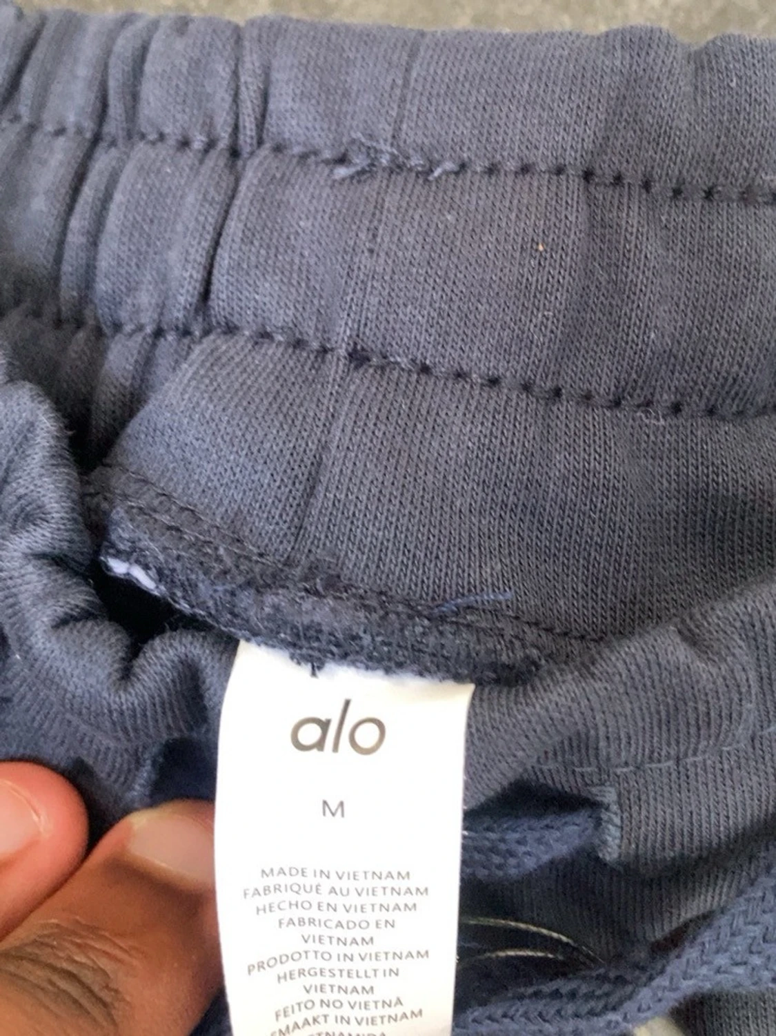 Alo Quarter Zip – Navy Blue - 6