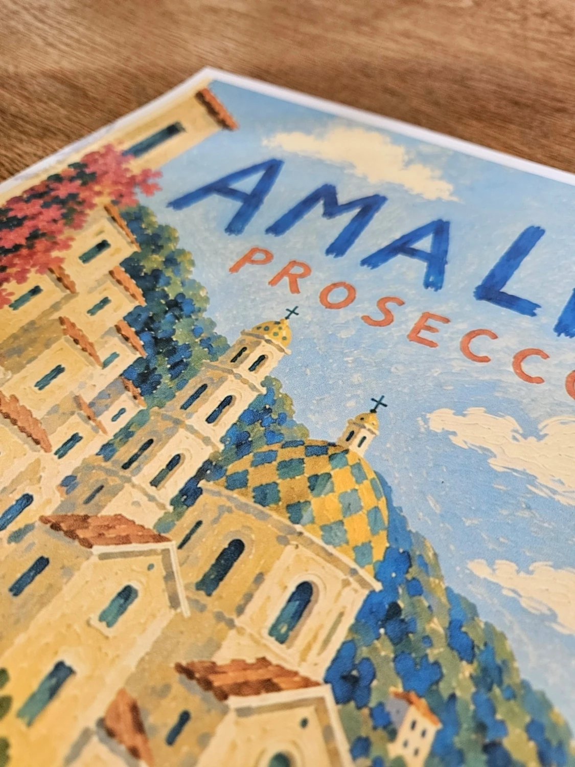 Amalfi Prosecco A3 poster  - 2
