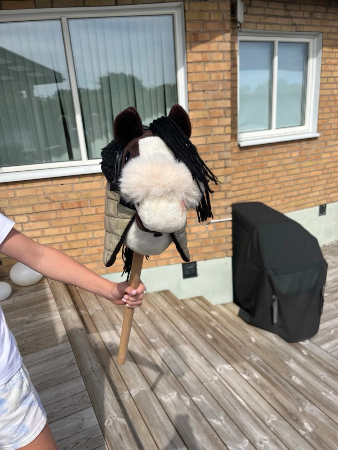 Käpphäst med täcke och grimma - 2