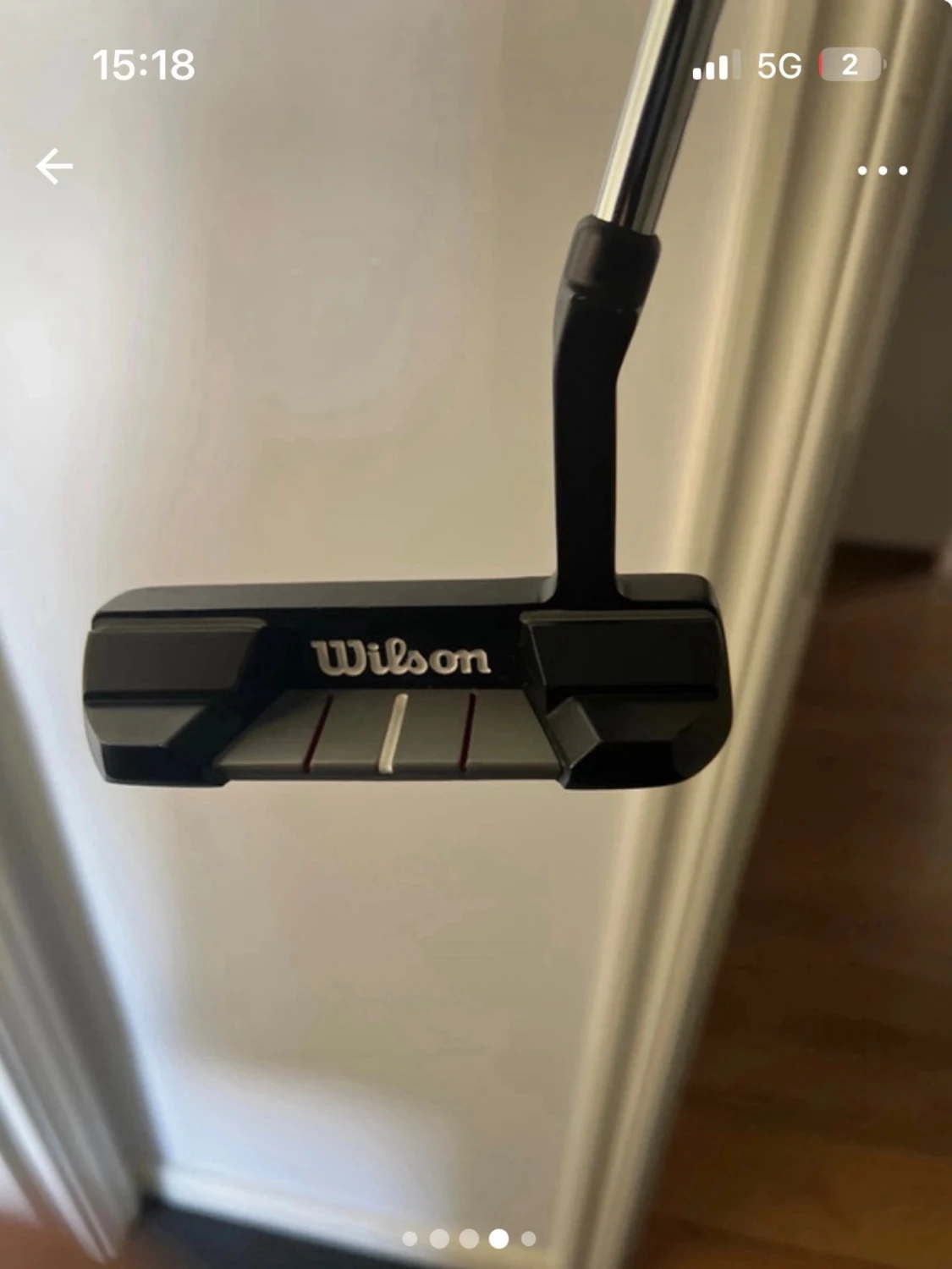 Golfputter Harmonized svart/grå vänster mycket bra  - 2