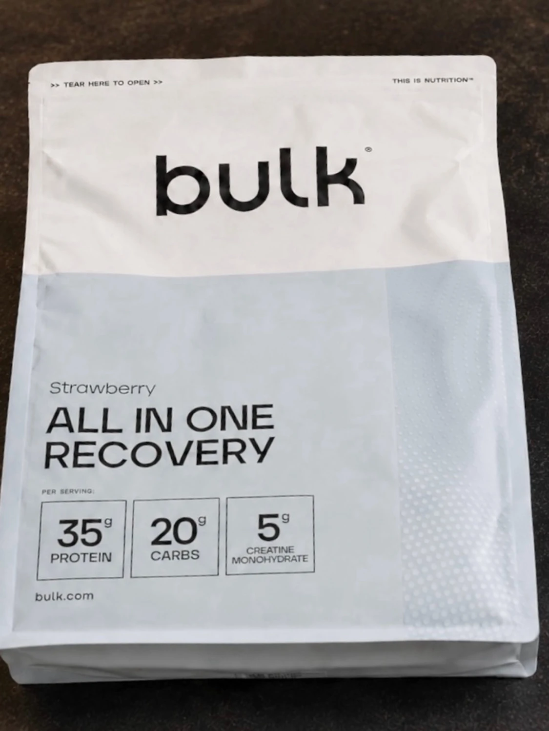 Oöppnad Bulk All In One Recovery Jordgubb 2,5kg