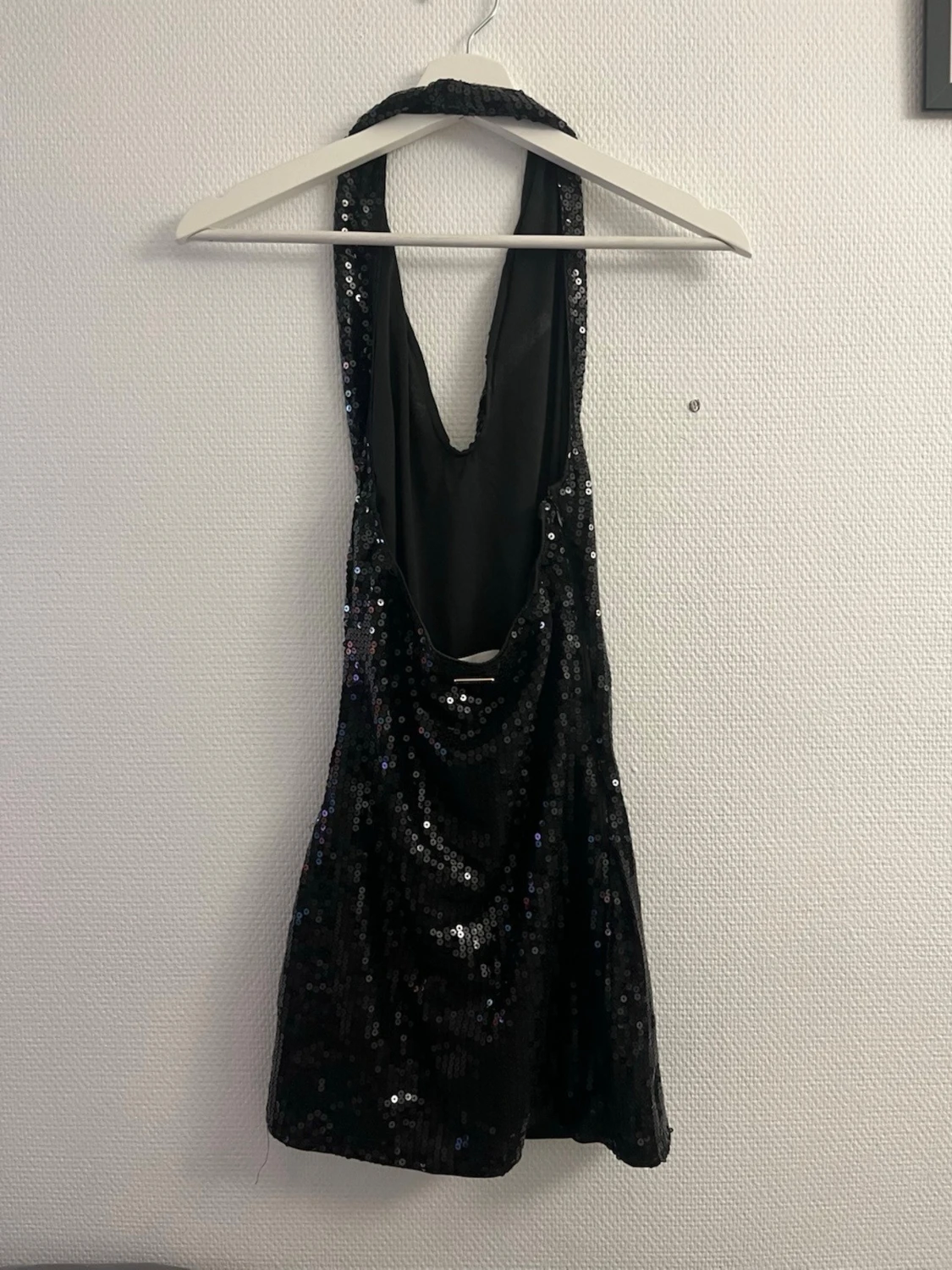 Glitter kort klänning - 1