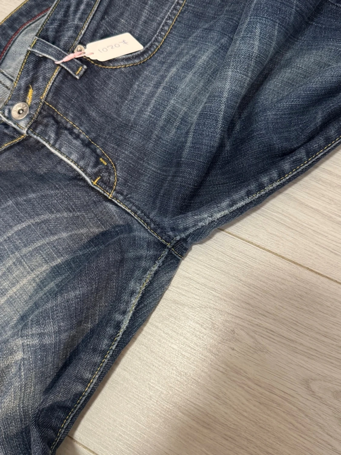 Lågmidjade bootcut jeans 10207 - 6