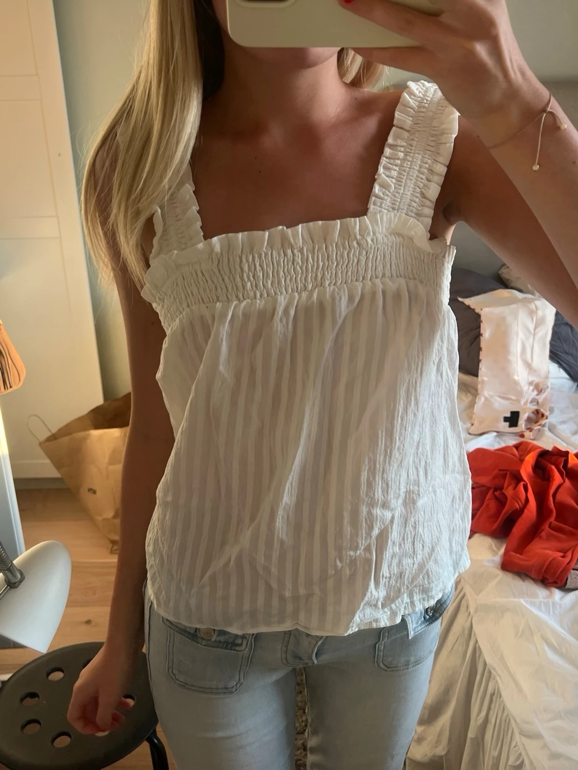 Vit blus 