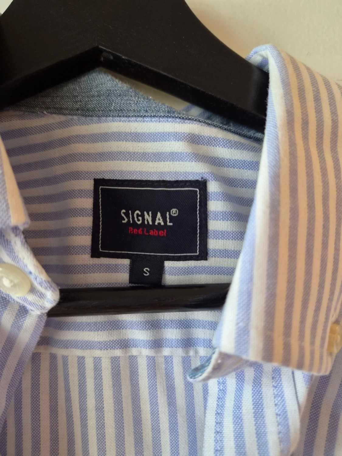 Blårandig kortärmad skjorta Signal - 1