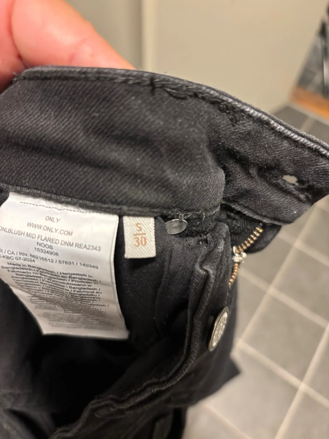 Svarta bootcut jeans från ONLY - 3