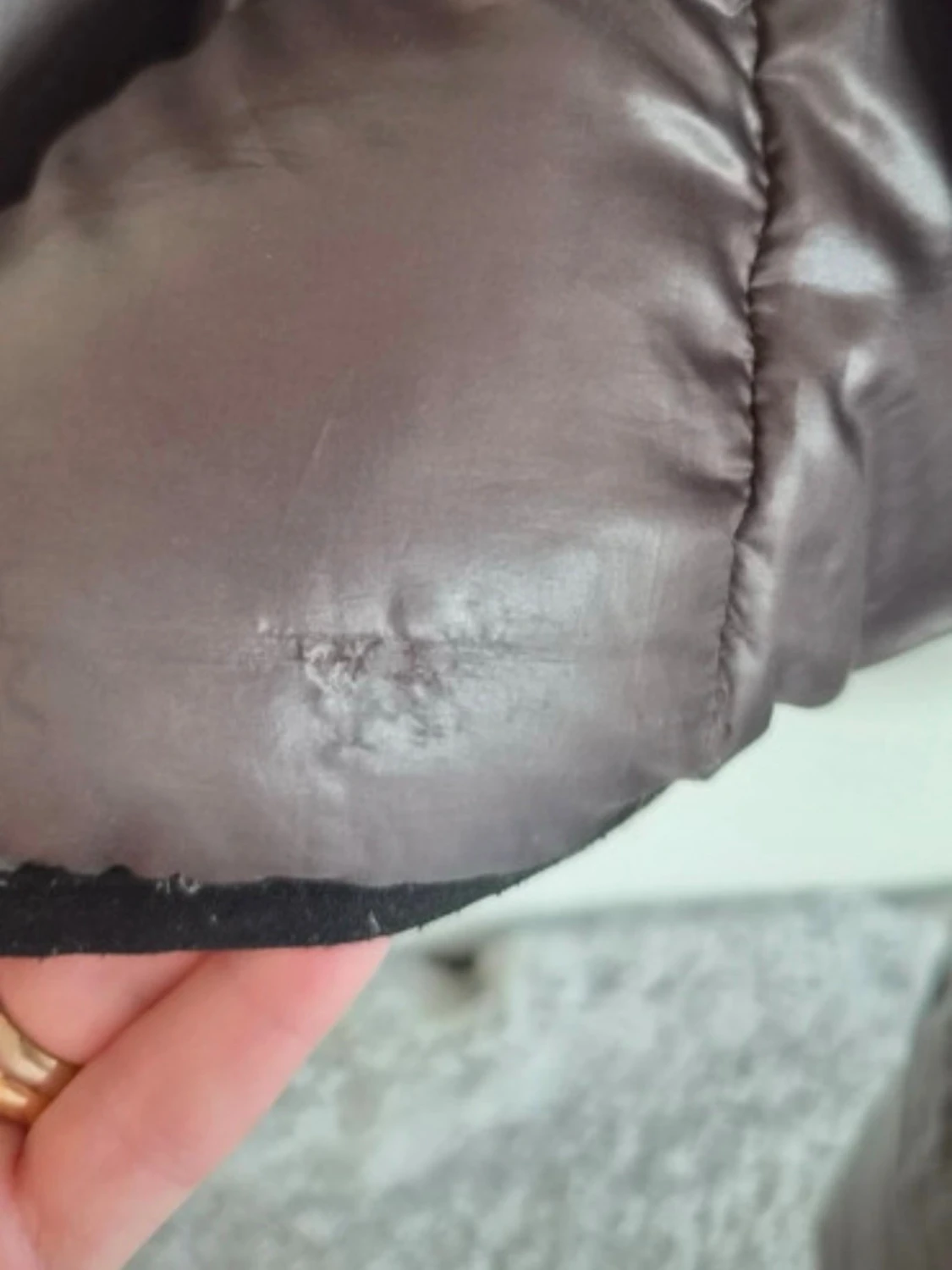Brun dunjacka från Tommy Hilfiger Denim - 4