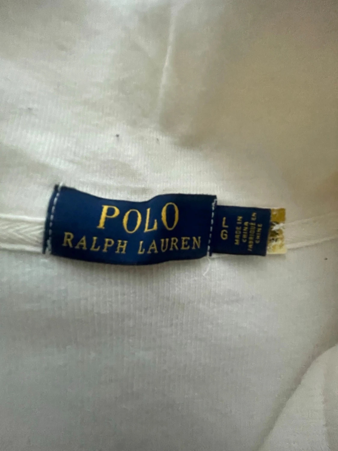 Vit halvzip tröja från Polo Ralph Lauren - 1