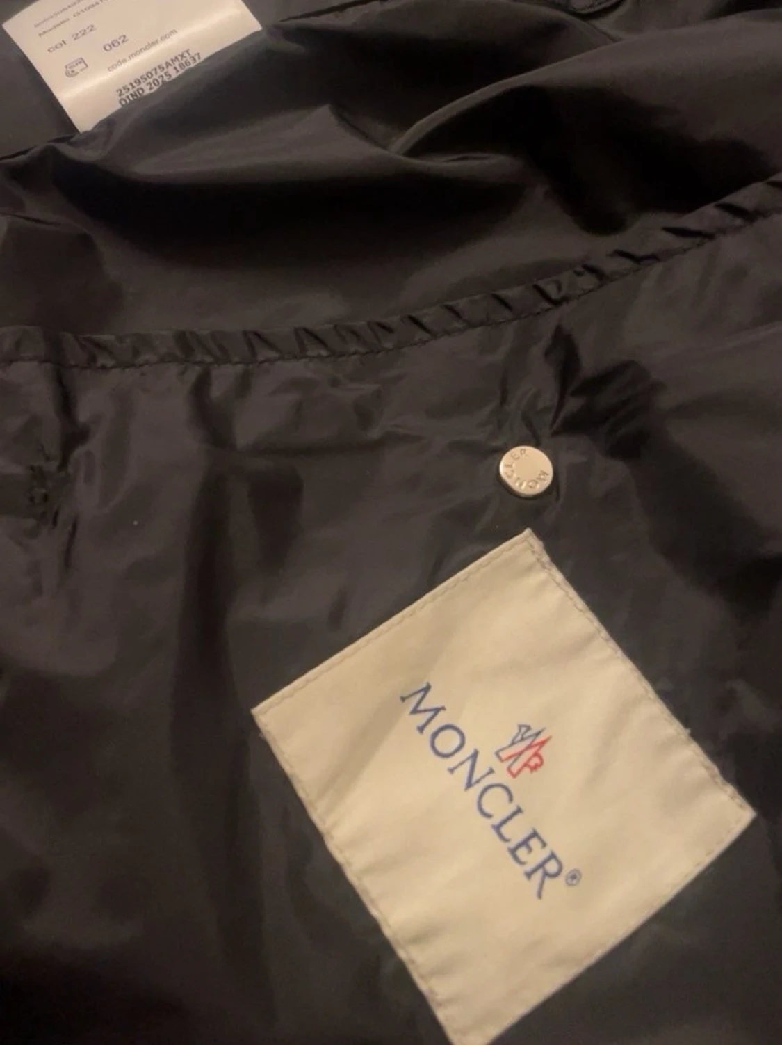 Svart Moncler vindjacka - 3