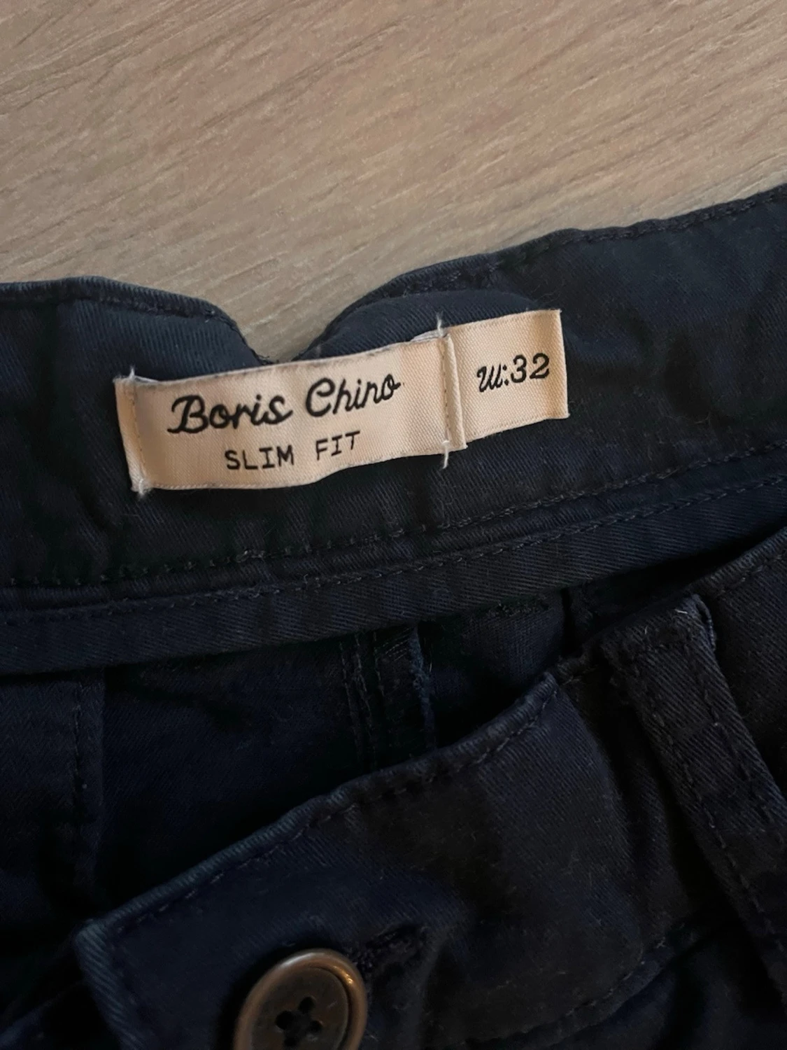 Mörkblå chinos från Boris Chiro, Dobber - 1