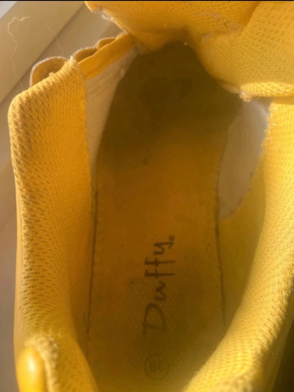 Gula chunky sneakers med platåsula - 3