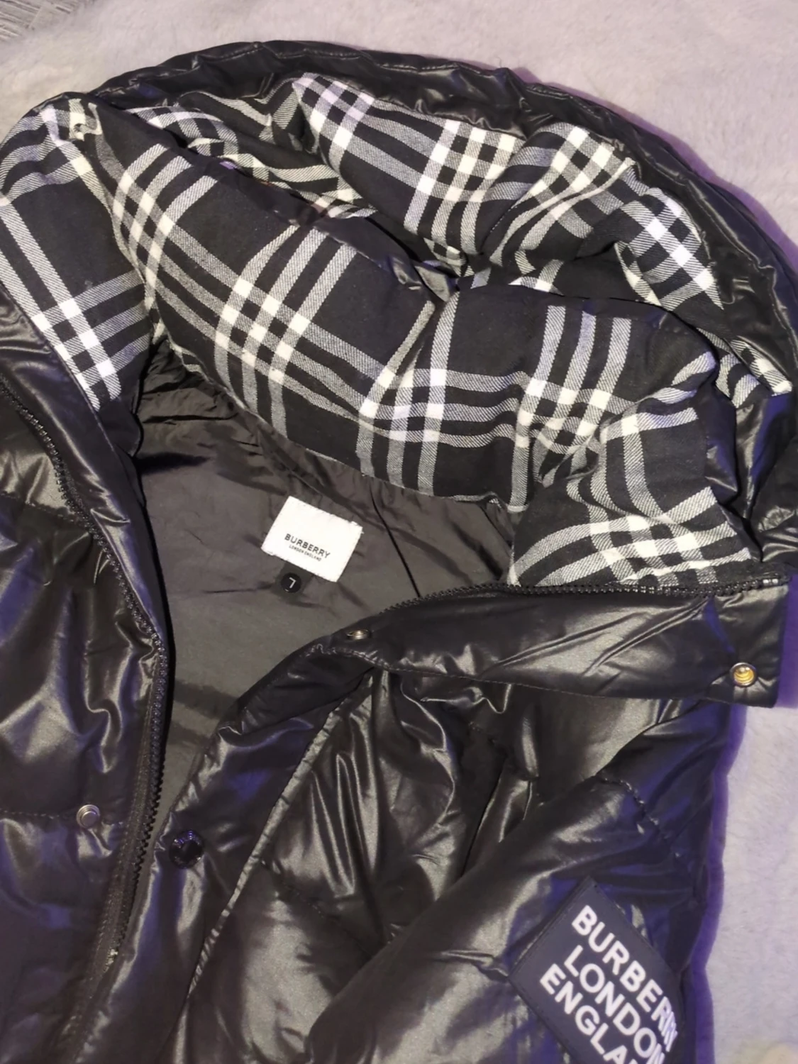 Burberry London England svart dunjacka - 1