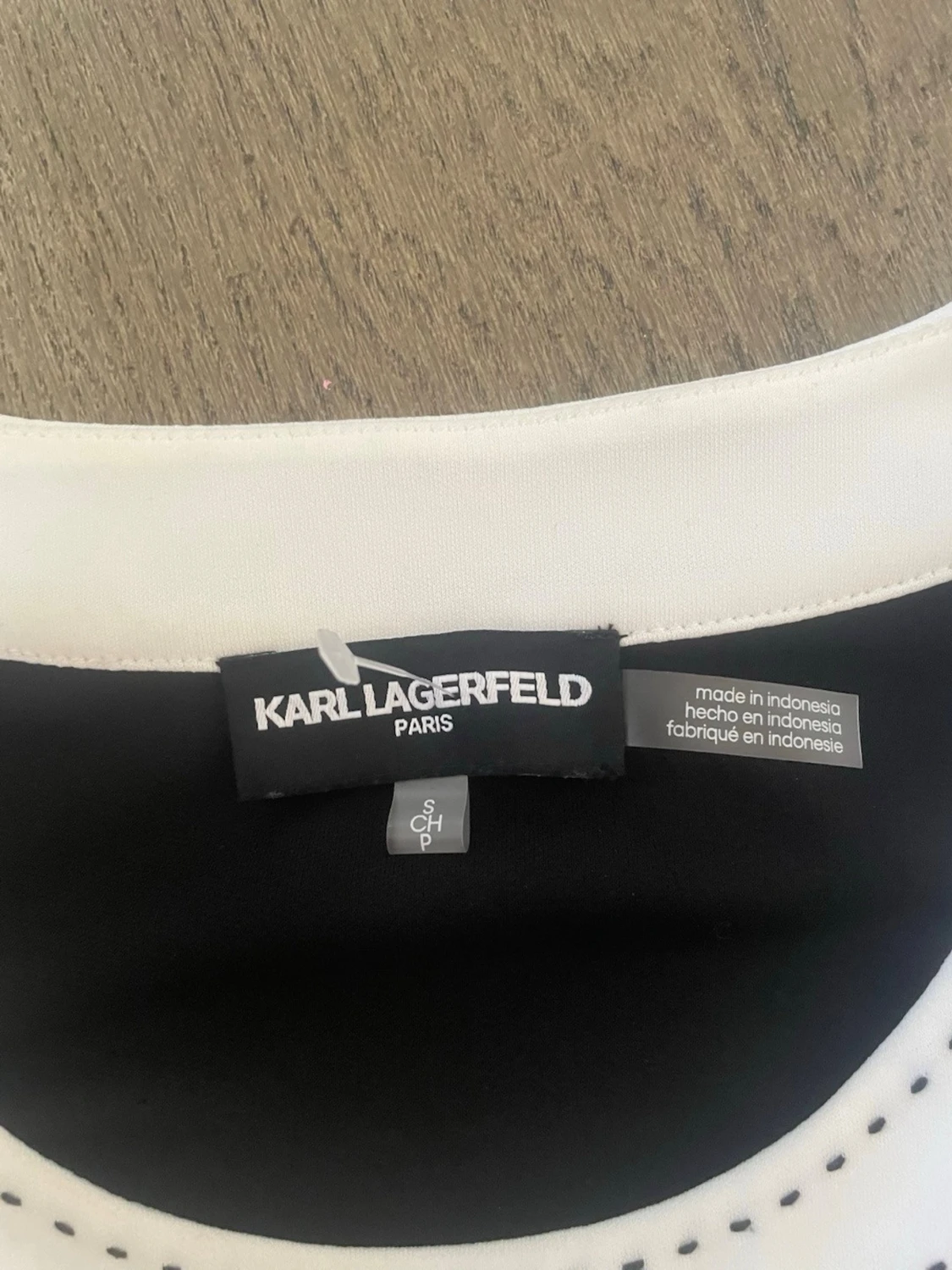 Svart och vit linnetopp Karl Lagerfeld - 2