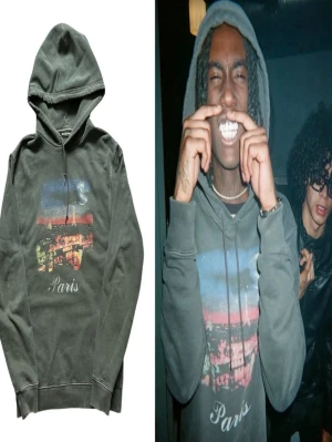 Balenciaga Paris souvenir hoodie - Högsta budet 3970 men kom med mer            Storlek S men passar M                                          Sedd på Osamason, de som vet de vet