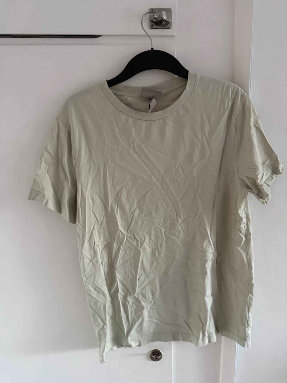 Mint grön basic t-shirt i bomull