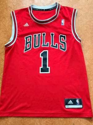 Chicago bulls Derrick Rose 1 basketlinne Jesrey - Storlek S, true to size. Två hål på framsidan annars bra skick.