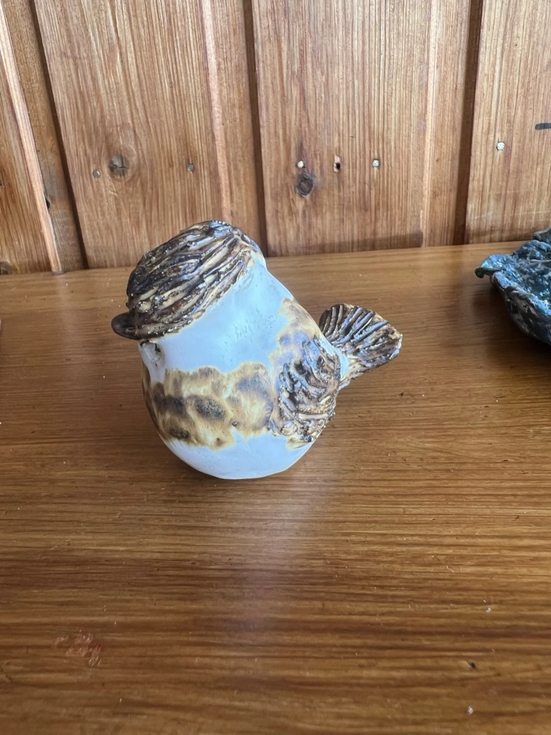 Keramisk fågel prydnadsfigur - 1