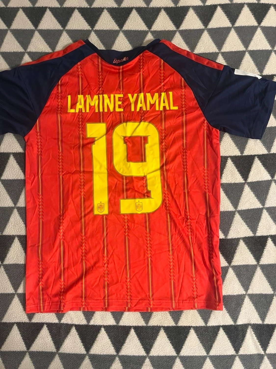 Spansk landslagströja Adidas röd M - 2