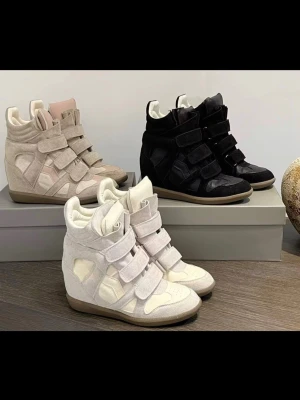 Chunky sneakers med kardborreband - Säljer dessa storlek finns i 37, 38 och 39 skriv till mig vilken färg ni vill ha