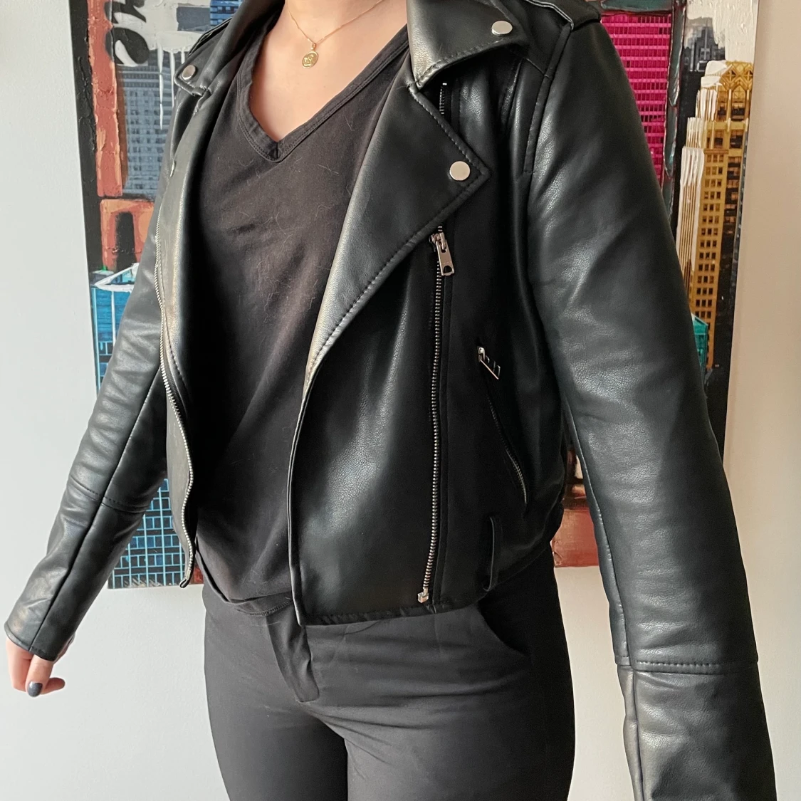 Pull&Bear Läderjacka 