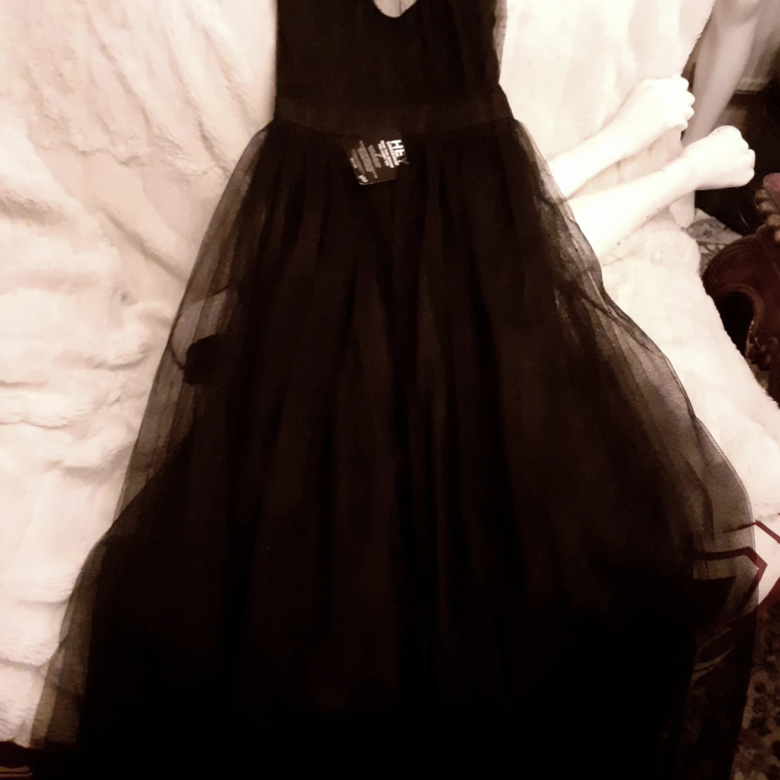 Fantastisk Vacker Svart Aftonklänning