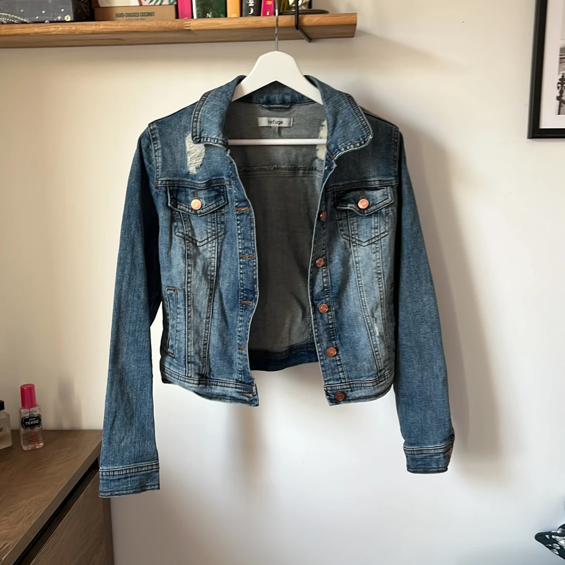 Jeansjacka storlek S