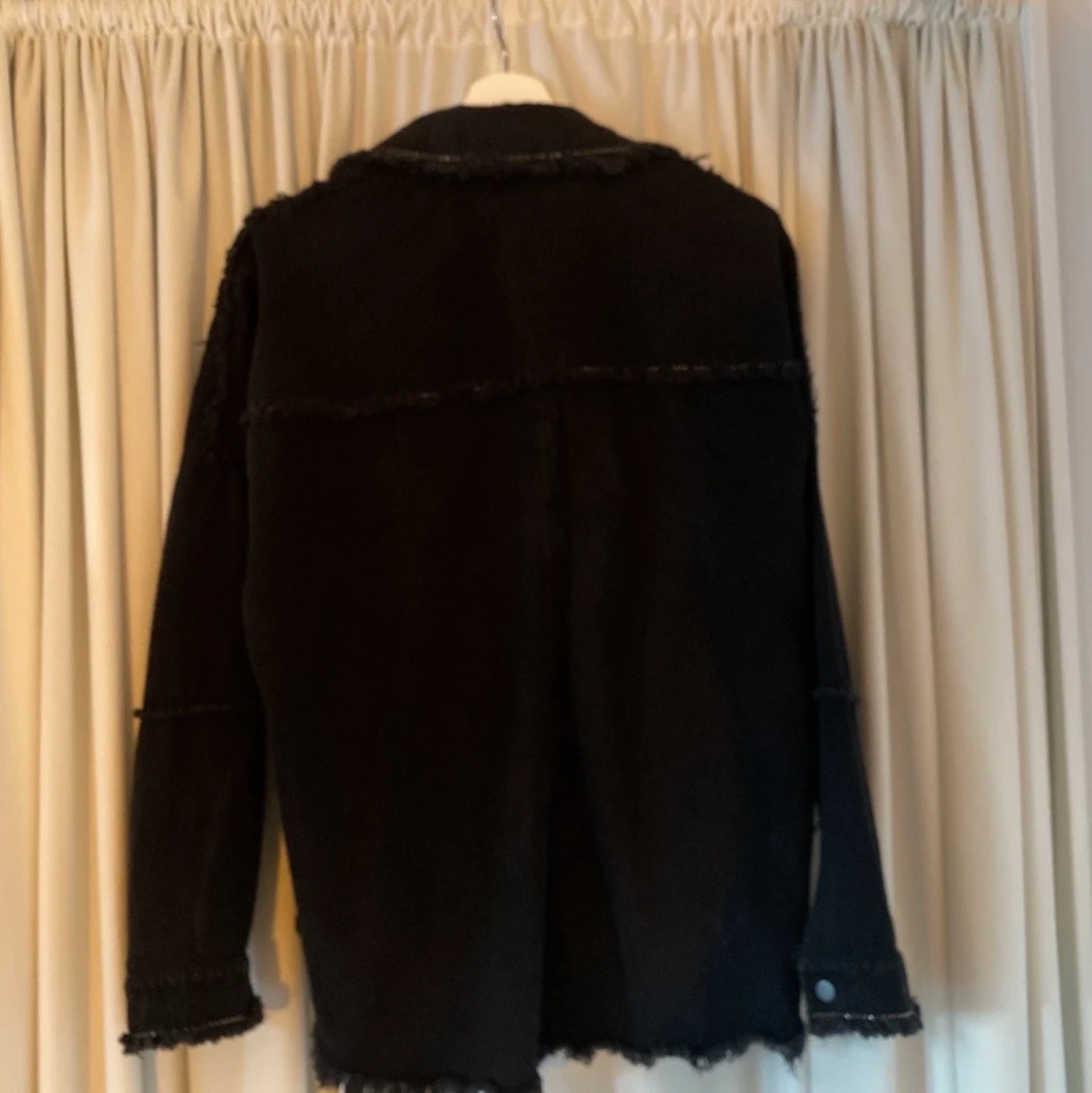 Svart jeansjacka - 90
