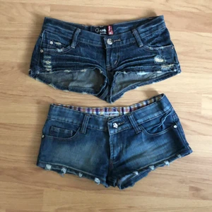 y2k shorts - coola shorts i storlek XS/S, 200kr st 350kr för båda! köparen står för frakt💚
