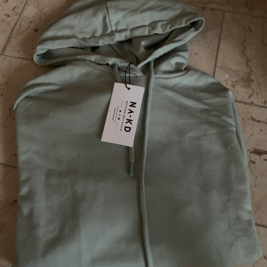 Nakd grön hoodie, strl xs 