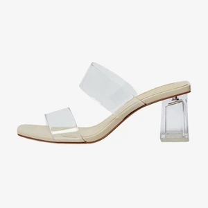 Klackar - Snygga genomskinliga klackar, använda EN gång - som nya. Storlek 37 & bekväma. Köpa för 359