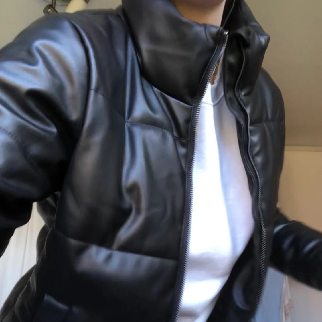 Jacka läderimitation 